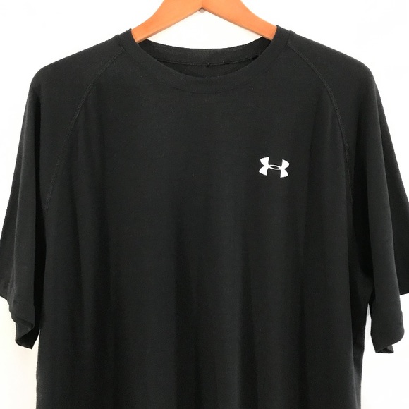 UNDER ARMOUR Black Lightweight T-Shirt - Picture 2 of 7